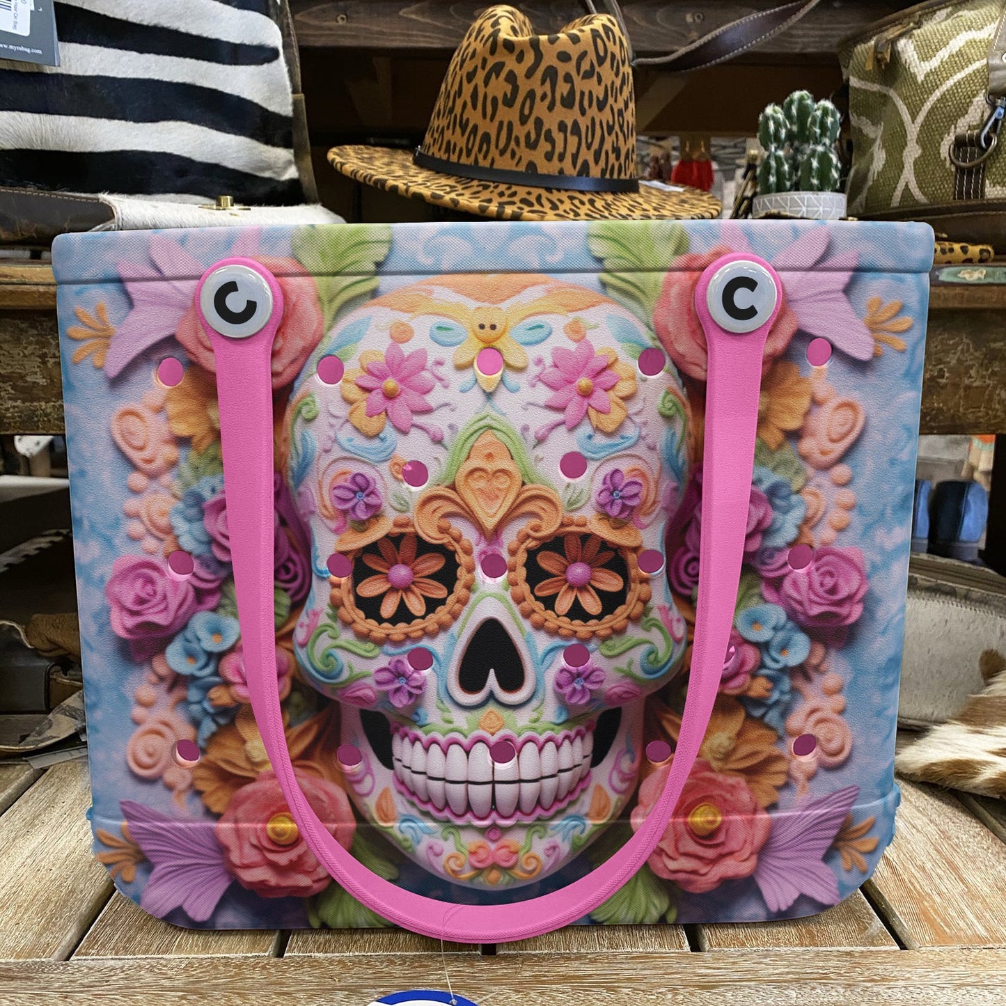 Ceeprints Cee™ Bag Floral Skull