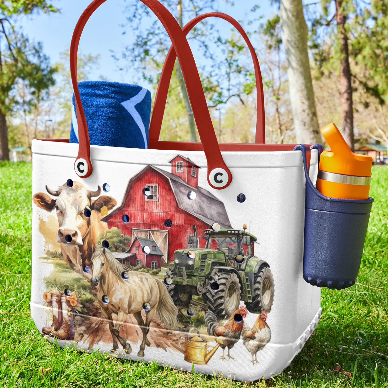 Ceeprints Cee™ Bag Cattle Red Barn