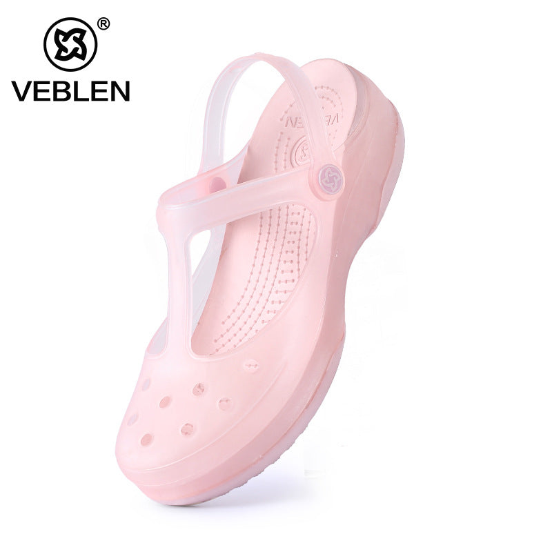 Veblen Jelly Sandals,For Women The Original Jelly Fisherman's Sandal Shoes Beach Casual