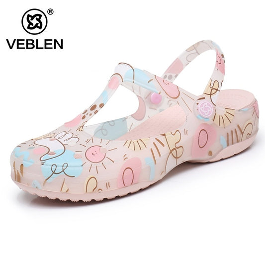 Veblen Women's Casual Shoes,For Women The Original Jelly Fisherman's Sandal Shoes Beach Casual