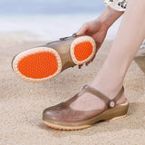 Veblen Jelly Shoes,For Women The Original Jelly Fisherman's Sandal Shoes Beach Casual
