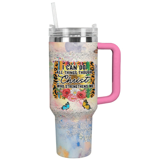 Ceeprints Tumbler Faith & Strength