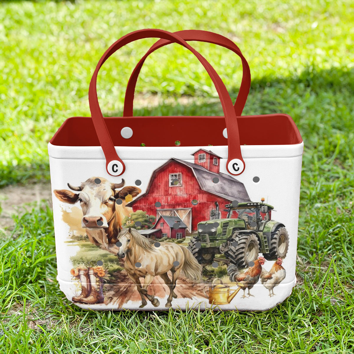 Ceeprints Cee™ Bag Cattle Red Barn