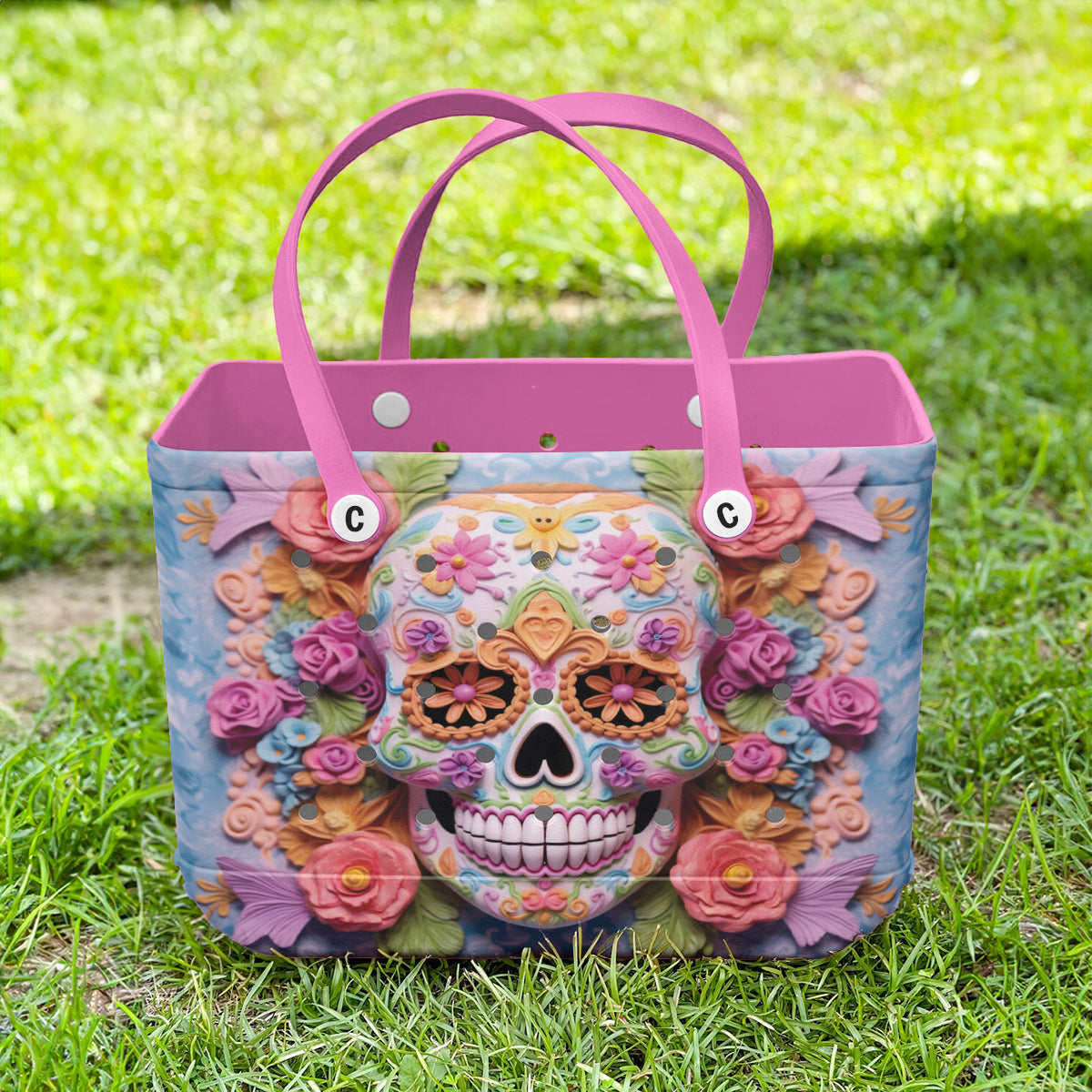 Ceeprints Cee™ Bag Floral Skull