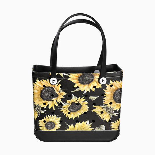 Flower Beach Tote Bag,Original Large Rubber Beach Bag for Women, Pool Bag and Boat Tote