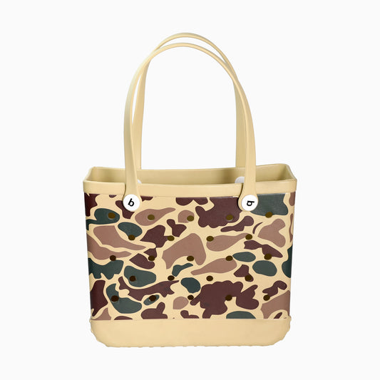 Camouflage Tote Bag,Original Large Rubber Beach Bag for Women, Pool Bag and Boat Tote
