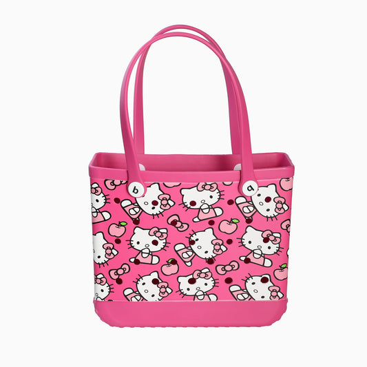 Hello Kitty Beach Tote Bag, Original Large Rubber Beach Bag for Women, Pool Bag and Boat Tote