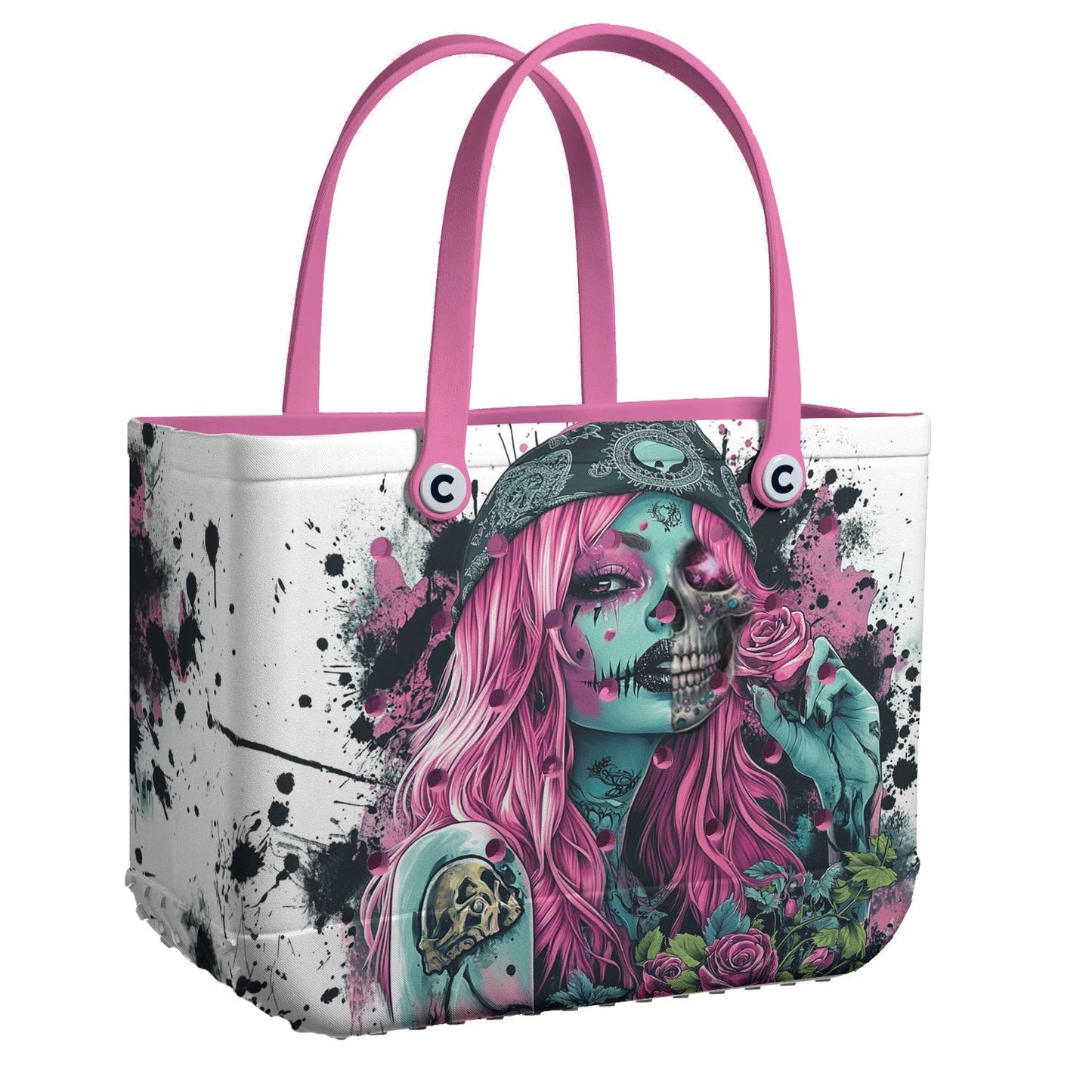 Ceeprints Cee™ Bag Crimson Rose Skull