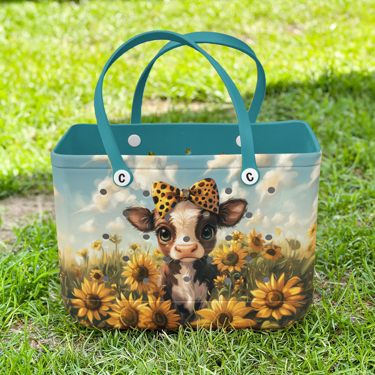 Ceeprints Cee™ Bag Sunny Sunflower Cow