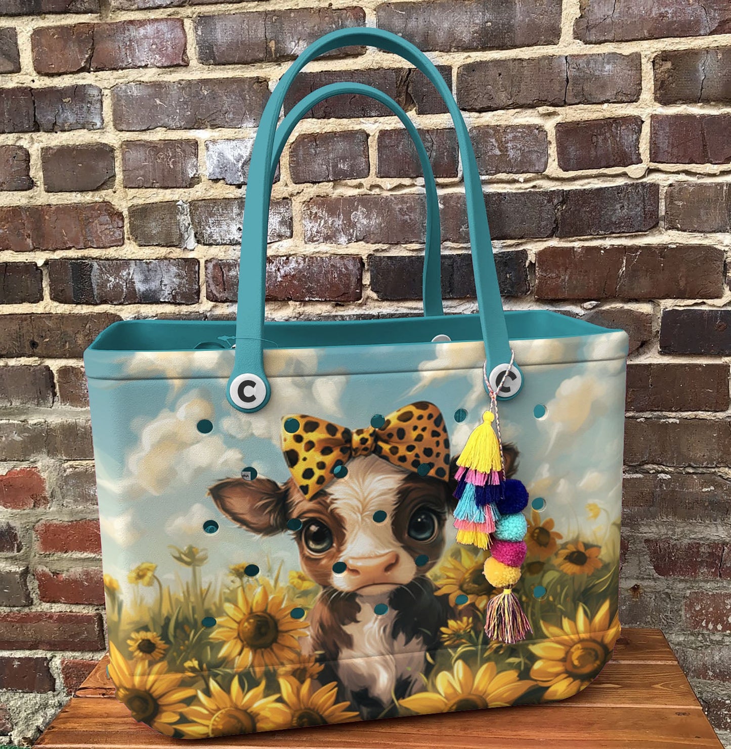 Ceeprints Cee™ Bag Sunny Sunflower Cow