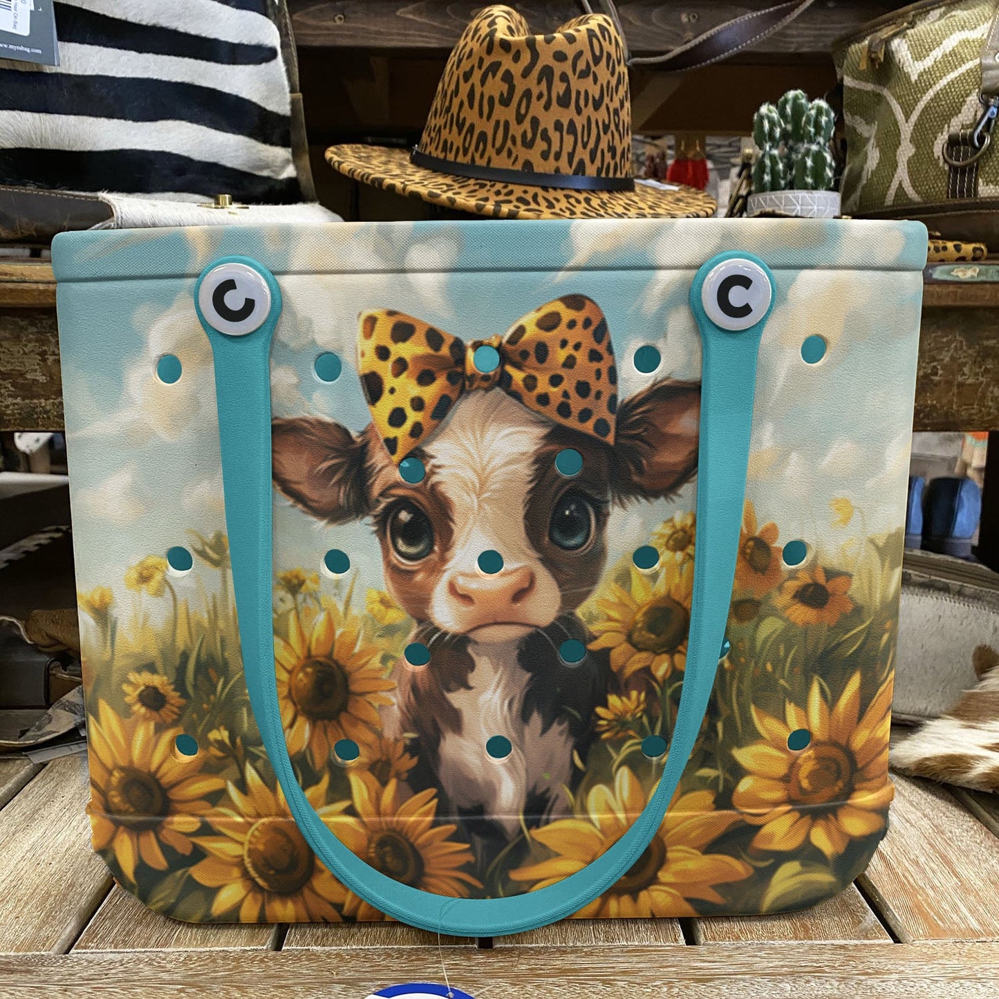 Ceeprints Cee™ Bag Sunny Sunflower Cow